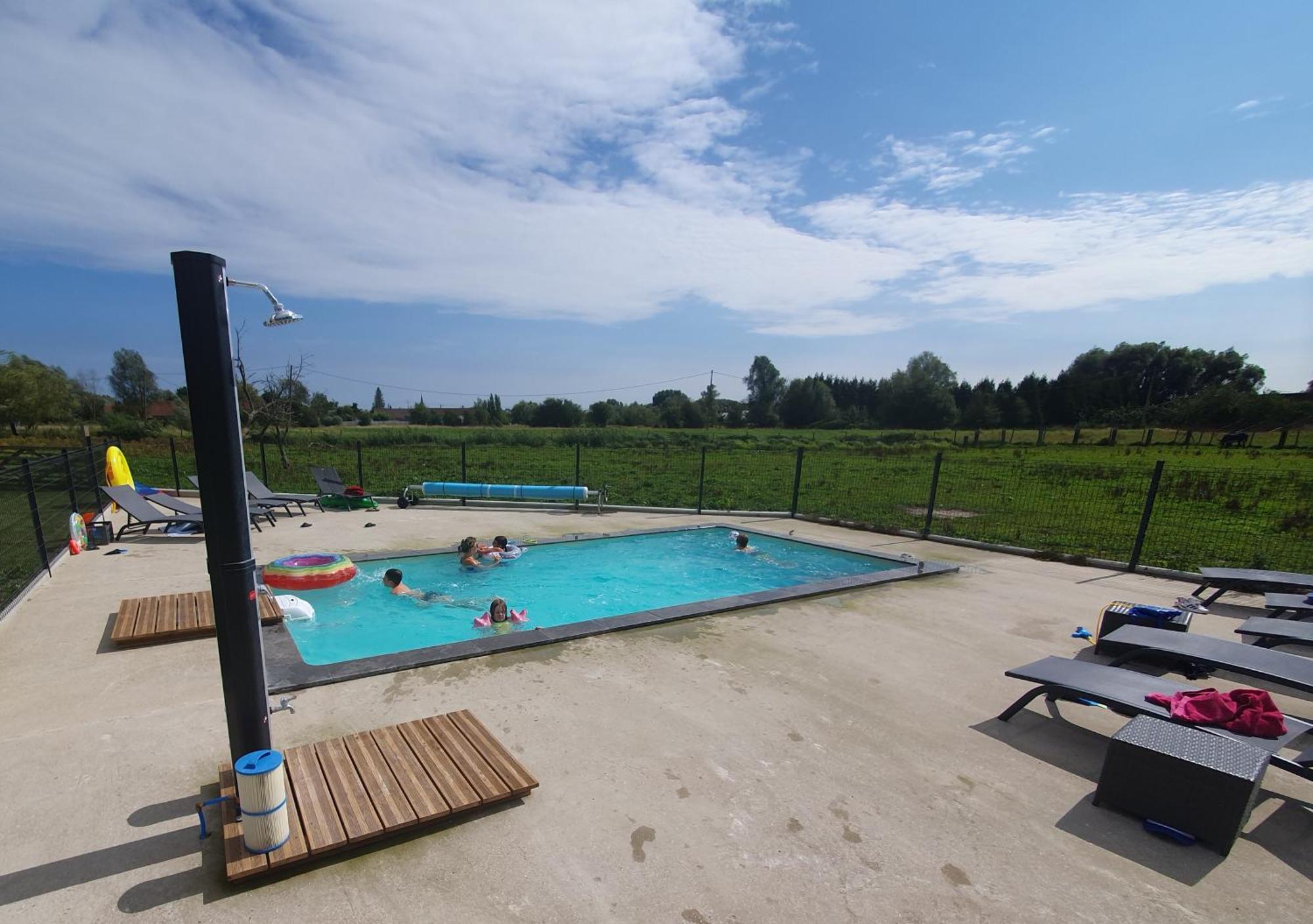Au Chemin Du Paradis Gite De 10 Personnes 4 Etoiles Saint-Martin-Lez-Tatinghem Buitenkant foto